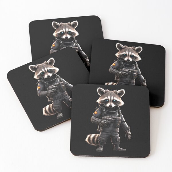Item preview, Raccoon Cyberpunk Galactic World designed and sold by Aquillashop.