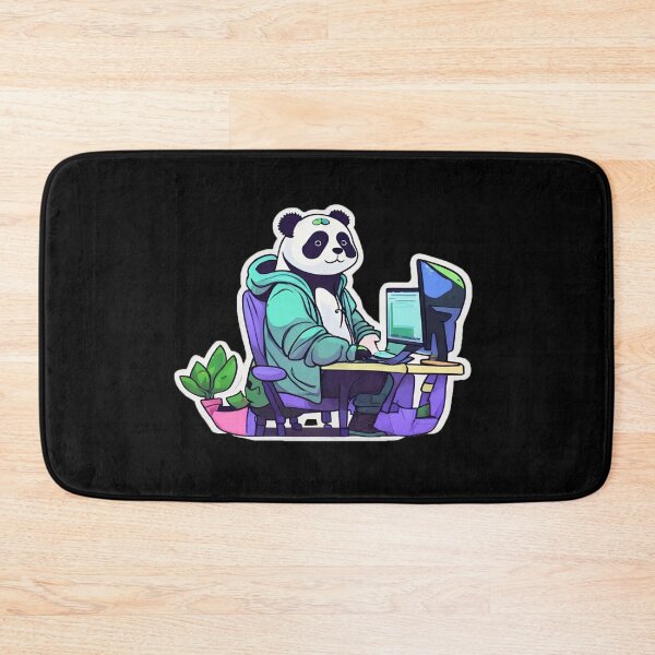 Item preview, Developer Panda | Panda As Developer | Panda Coding designed and sold by tshirtsandme.