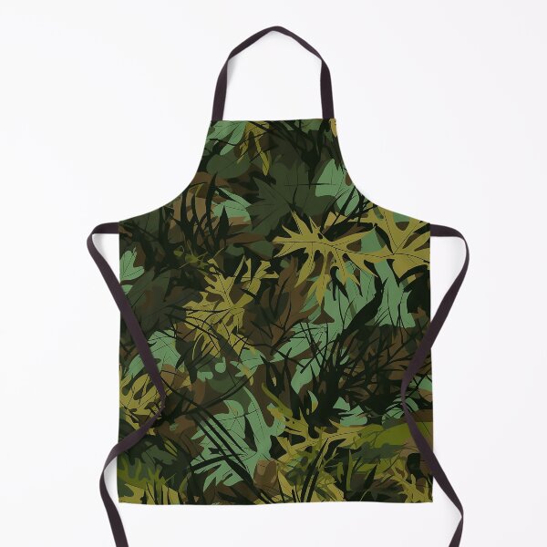 Item preview, Green Ferns and Leaf Forest Camo seamless pattern designed and sold by Reichcorp.