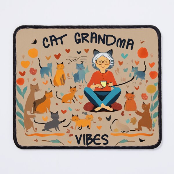 Item preview, Cat Grandma Vibes designed and sold by @ndrys.