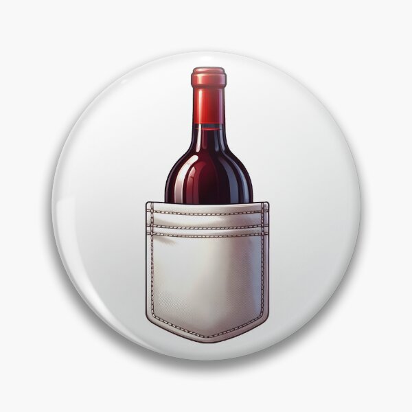 Item preview, bottle of red wine in Pocket designed and sold by Truck Stop One.
