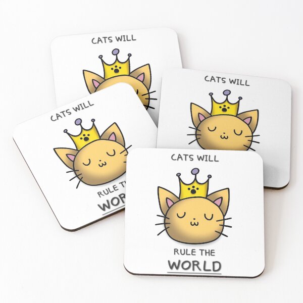 Item preview, Cats Will Rule The World designed and sold by LilithhWolf.