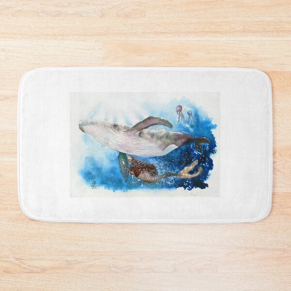 Item preview, Yemaya and the Whale designed and sold by kyprisaquarelas.