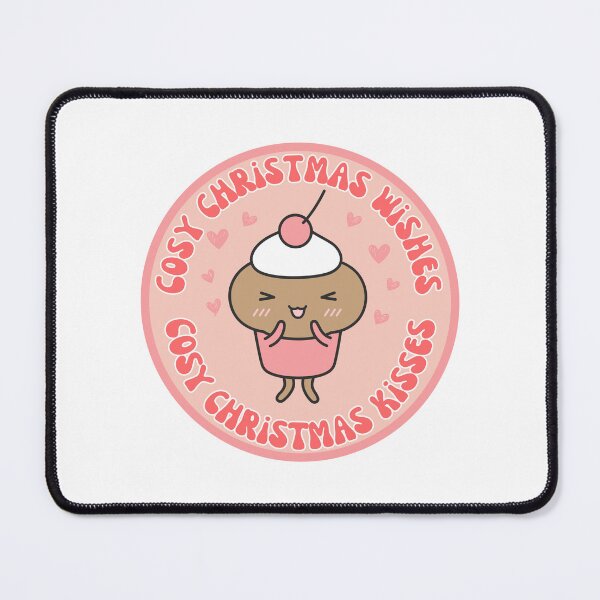 Item preview, Cosy christmas wishes cosy christmas kisses with cute fairy cake designed and sold by BritishDelights.