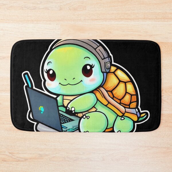 Item preview, Developer Turtle | Turtle As Developer | Turtle Coding designed and sold by tshirtsandme.