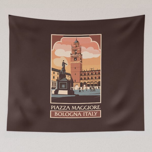 Item preview, A Vintage Travel Art of Bologna - Italy  designed and sold by GoodOldVintage.