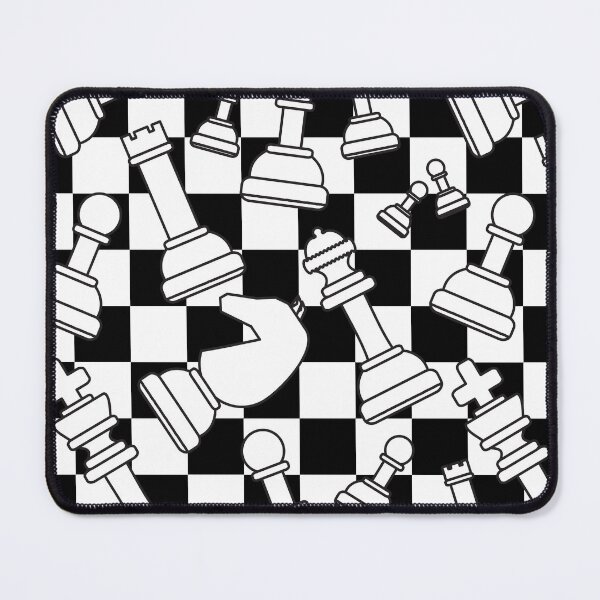 Item preview, Chess Pieces Abstract Art: Monochrome Abstract Chess Art for Chess Players and Chess Lovers designed and sold by haRexia.