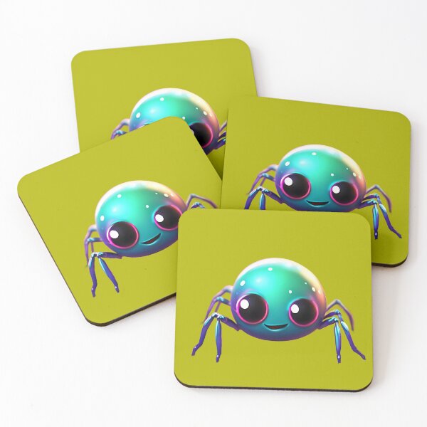 Item preview, Adorable Little Blue Spider  designed and sold by DigiDreamyArt.