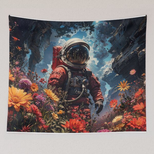 Item preview, Psychonaut's space Voyage - Trippy mind Exploration on Redbubble designed and sold by PuzzleBoxDesign.