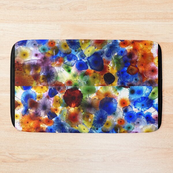 Item preview, Las Vegas Ballagio Casino Colourful Flowers Glass Art  designed and sold by Michael Voyler.