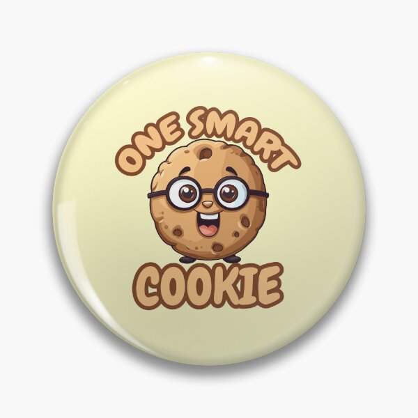 Item preview, Cute One Smart Cookie - Funny Nerdy Cartoon designed and sold by Daqomm.