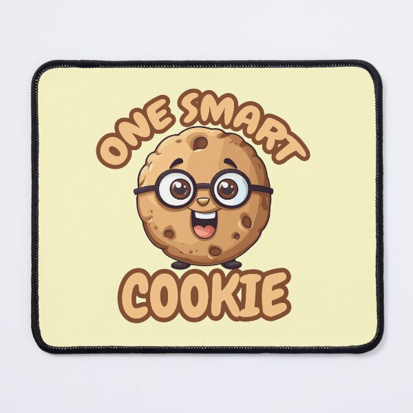Item preview, Cute One Smart Cookie - Funny Nerdy Cartoon designed and sold by Daqomm.