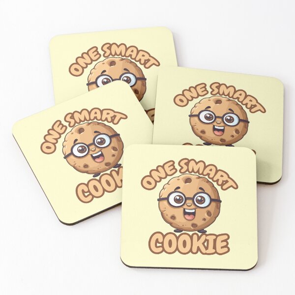 Item preview, Cute One Smart Cookie - Funny Nerdy Cartoon designed and sold by Daqomm.