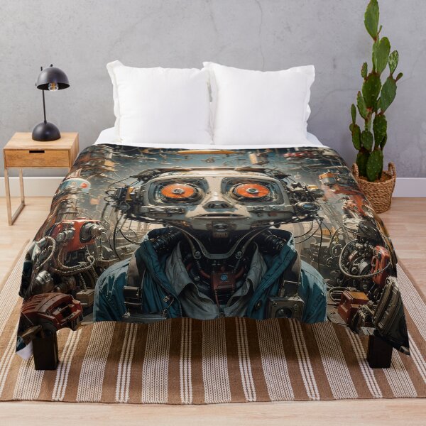 Item preview, Robots' Dreamworld Jigsaw Puzzles - Mechanical Fantasia on Redbubble designed and sold by PuzzleBoxDesign.