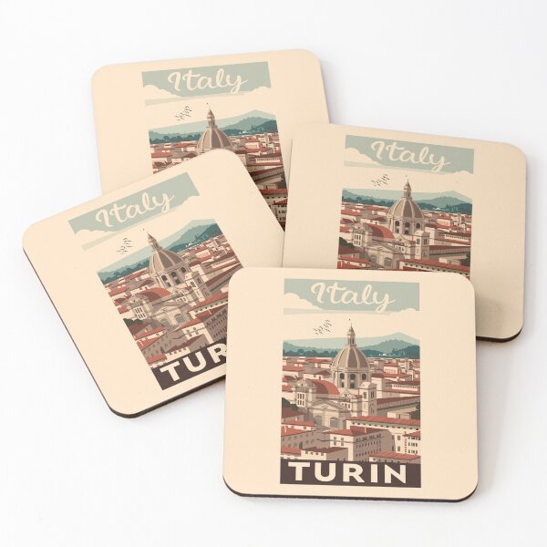 Item preview, A Vintage Travel Art of Turin - Italy  designed and sold by GoodOldVintage.