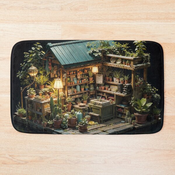 Item preview, Cozy Japanese Shop Haven Jigsaw Puzzles - Tranquil Ambiance on Redbubble designed and sold by PuzzleBoxDesign.