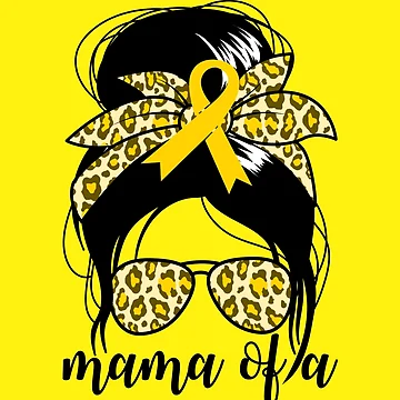 Vorschaubild zum Design Mama Of A Warrior Childhood Cancer Awareness Gear von DynamicDesign