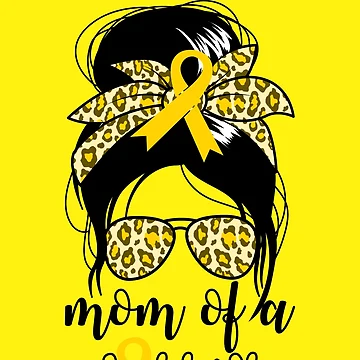 Vorschaubild zum Design Mom Of A Warrior Childhood Cancer Awareness Gear von DynamicDesign
