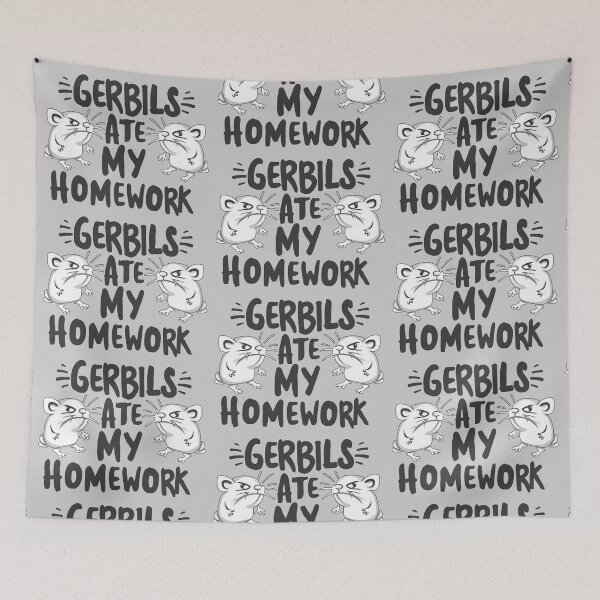 Item preview, Rodent Rebellion: Gerbils Ate My Homework Again! designed and sold by EmeraldeaArt.
