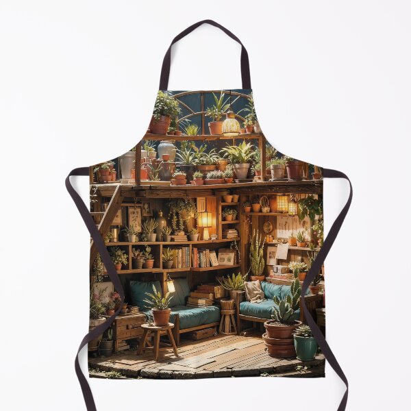 Item preview, Cute Potted Plant Paradise Jigsaw Puzzles - Whimsical Greenery on Redbubble designed and sold by PuzzleBoxDesign.