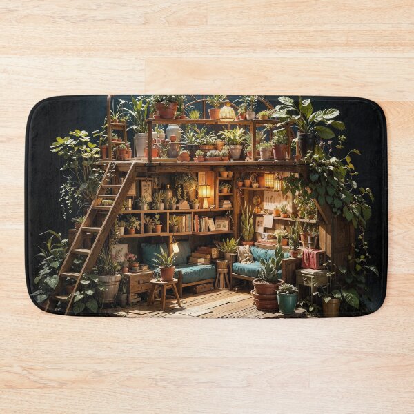 Item preview, Cute Potted Plant Paradise Jigsaw Puzzles - Whimsical Greenery on Redbubble designed and sold by PuzzleBoxDesign.