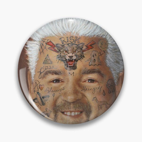 Item preview, Flavor Town Explosion | Guy Fieri Face Tattoos & More | Magnet | Chipmunk Smile tattoos need a job randy designed and sold by Tyler Tilley.