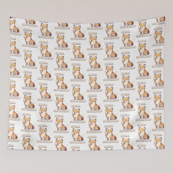 Item preview, Shiba Enthusiast Cute Puppy Shirt and Sticker Design by Zeesdesign on Redbubble designed and sold by ZEESDESIGN.