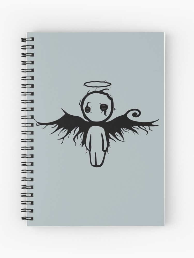 Cuaderno de espiral «Emo Dark Angel» de Slinky-Reebs | Redbubble