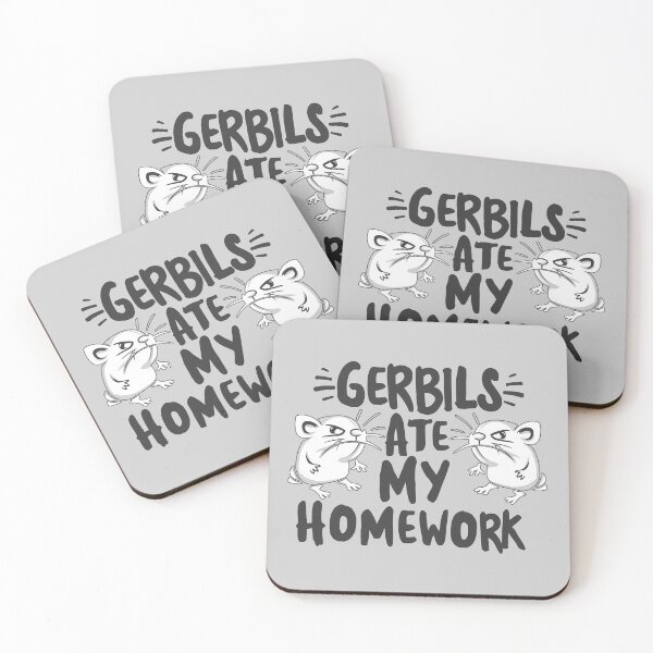 Item preview, Rodent Rebellion: Gerbils Ate My Homework Again! designed and sold by EmeraldeaArt.