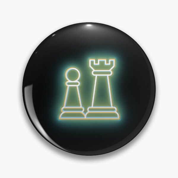 Item preview, Chess Pieces Neon Aesthetic Abstract Art: Colorful Neon Abstract Chess Art for Chess Players and Chess Lovers designed and sold by haRexia.