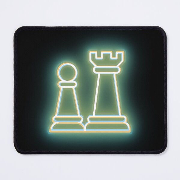 Item preview, Chess Pieces Neon Aesthetic Abstract Art: Colorful Neon Abstract Chess Art for Chess Players and Chess Lovers designed and sold by haRexia.