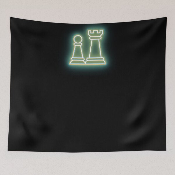 Item preview, Chess Pieces Neon Aesthetic Abstract Art: Colorful Neon Abstract Chess Art for Chess Players and Chess Lovers designed and sold by haRexia.