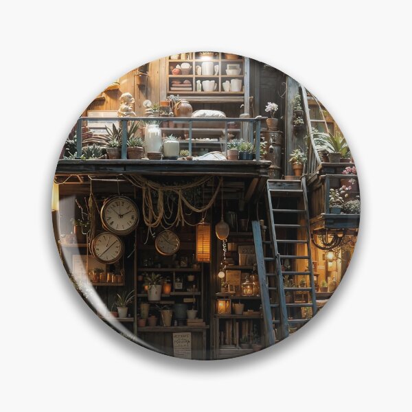 Item preview, Cute Asian Boutique Bliss Jigsaw Puzzles - Charming Delights on Redbubble designed and sold by PuzzleBoxDesign.