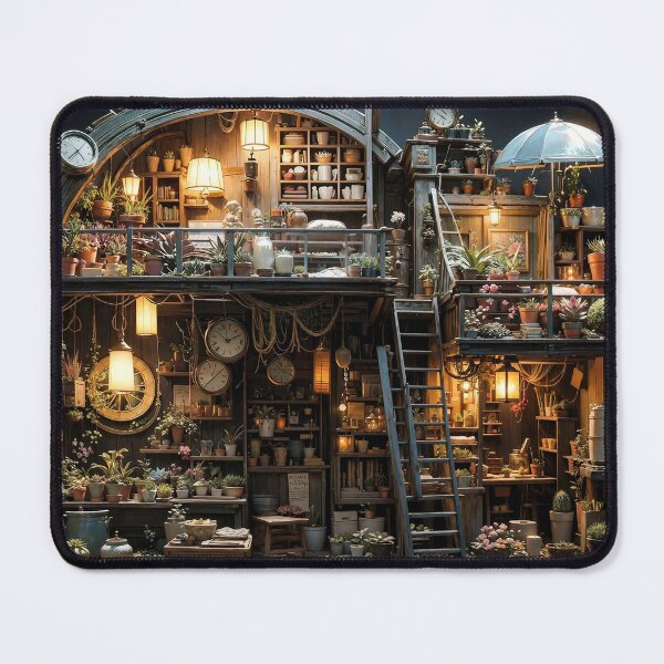 Item preview, Cute Asian Boutique Bliss Jigsaw Puzzles - Charming Delights on Redbubble designed and sold by PuzzleBoxDesign.