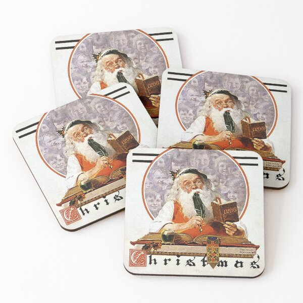 Item preview, Santa and Expense Book -Norman Rockwell designed and sold by tomorrowsart.