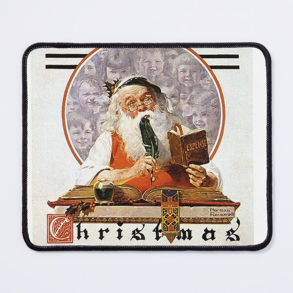 Item preview, Santa and Expense Book -Norman Rockwell designed and sold by tomorrowsart.