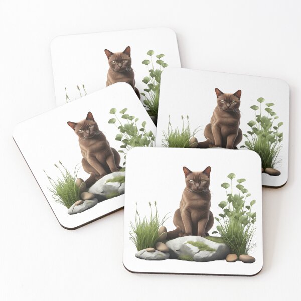 Item preview, Beautiful Chocolate Burmese cat designed and sold by Kaleddis.