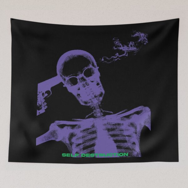 Item preview, Bullet To The Head Xray Skeleton designed and sold by FriskySloths.
