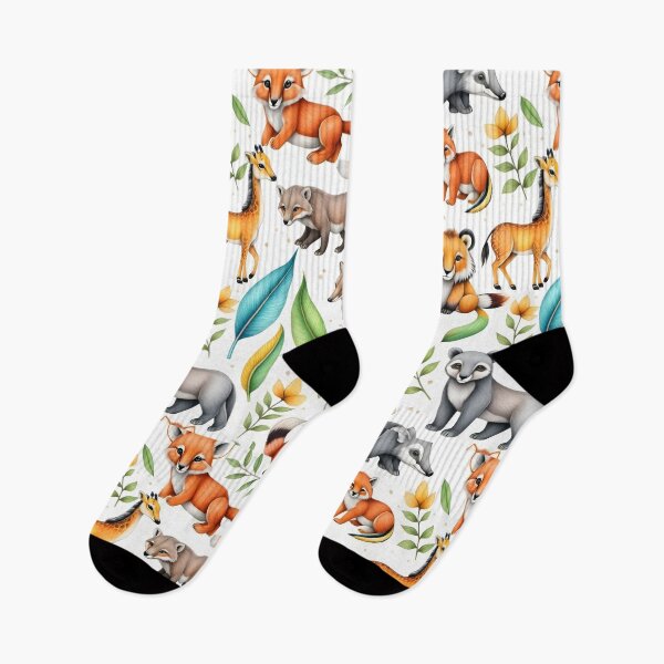 Item preview, Wild animals seamless pattern  designed and sold by kameleon77.