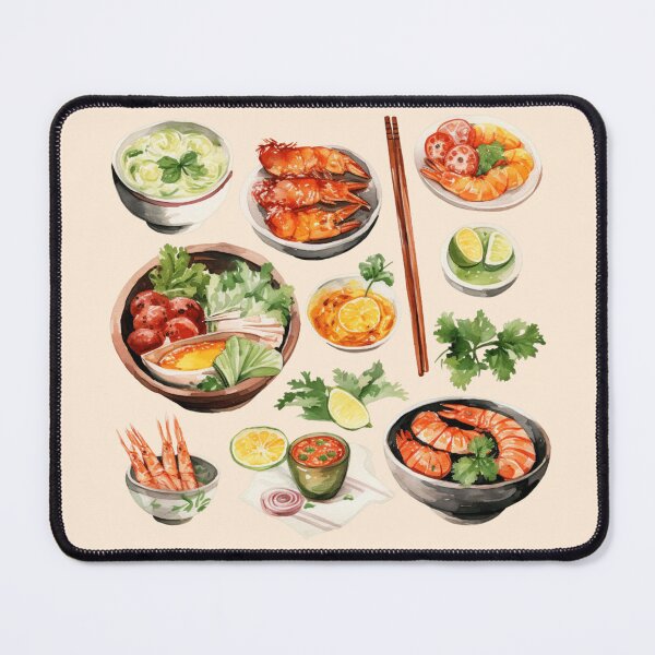 Item preview, Assorted Asian Seafood Cuisine designed and sold by Alicia Chee.