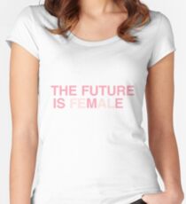 The Future is Me, The Future is Female Women's Fitted Scoop T-Shirt