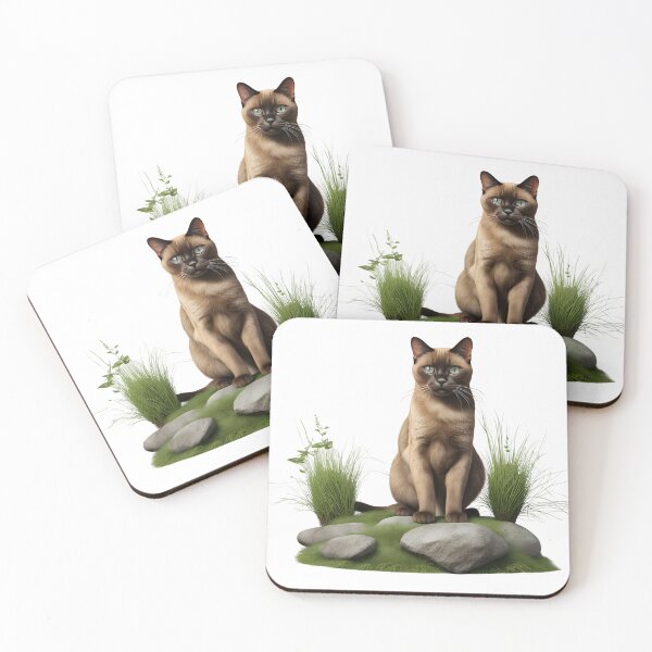 Item preview, Beautiful Sable Burmese cats  designed and sold by Kaleddis.