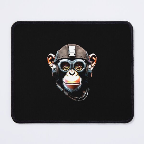 Item preview, Monkey in the Cyberpunk World designed and sold by Aquillashop.