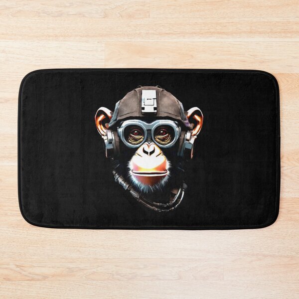 Item preview, Monkey in the Cyberpunk World designed and sold by Aquillashop.