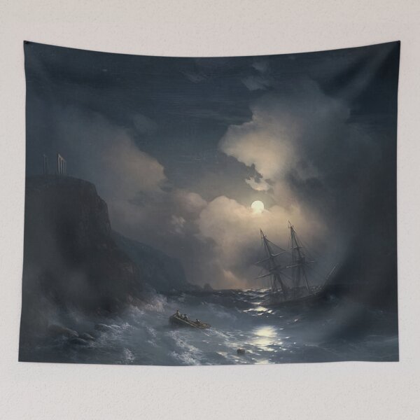 Item preview, ivan aivazovsky paintings, ivan aivazovsky artwork, ivan aivazovsky prints designed and sold by marti-oryo.
