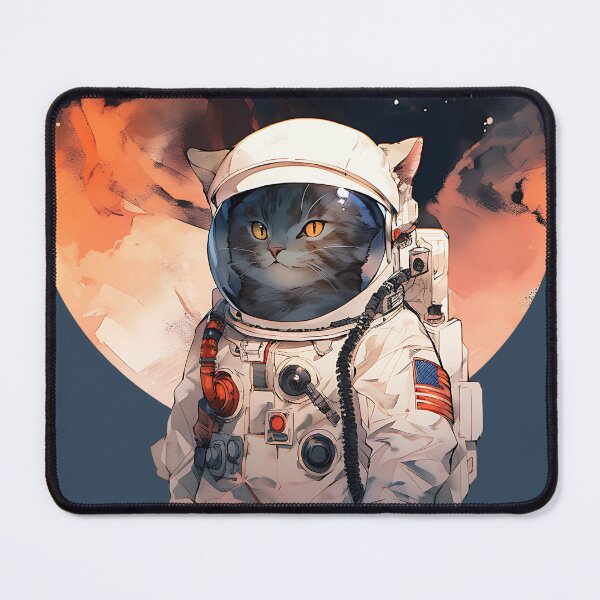 Item preview, cat astronaut designed and sold by NickChe.