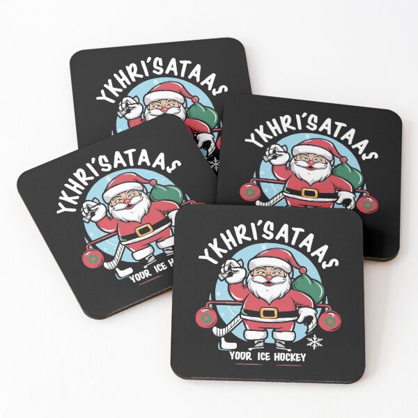 Item preview, Xmas Santa Christmas Ice Hockey T-Shirts designed and sold by MizoX7.