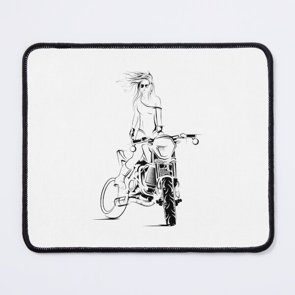 Item preview, biker girl supermoto motorcycle fan team club gift - biker girl designed and sold by AndreMi.