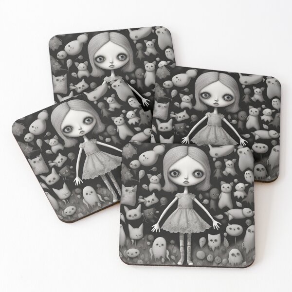 Item preview, Haunted dolls designed and sold by Feebleeona.