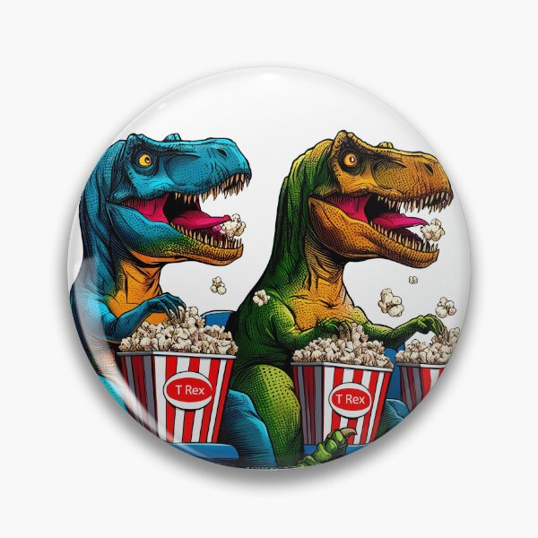 Item preview, T-Rex Popcorn Lovers designed and sold by TrexAmbassador.